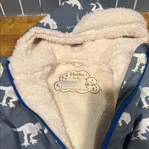 Hatley Dinosaur Print Sherpa-Lined Jacket
